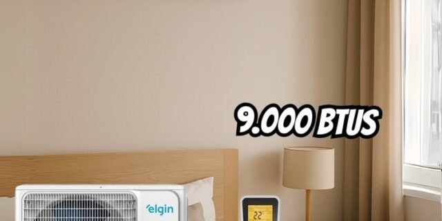 AR CONDICIONADO SPLIT HI WALL – INVERTER R-32 – ECO II – ELGIN – 9.000 BTUS – FRIO – 220V MONOFÁSICO