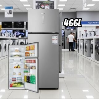 Geladeira Hisense Frost Free 466L Duplex Inverter