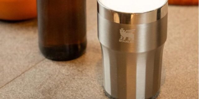 Stanley – Copo Térmico para Cerveja, 384ml, para Bebidas Frias ou Quentes, Stainless Steel