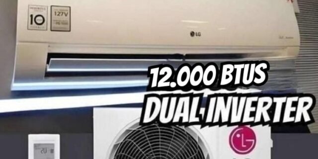 Ar-Condicionado Split HW LG Dual Inverter Voice 12.000 BTUs R-32 Só Frio 220V