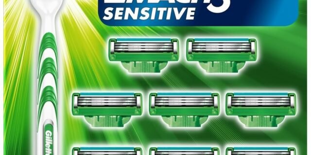 Gillette Aparelho De Barbear Mach3 Sensitive + 9 Cargas