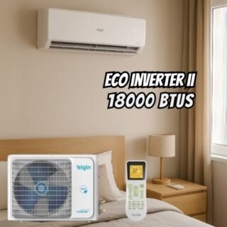 Ar Condicionado Split Hi Wall Elgin Eco Inverter II 18000 BTU/h Frio 45HJFI18C2WC – 220 Volts