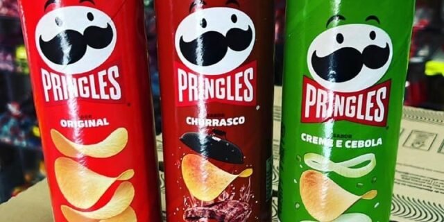 Pringles Pack Promo 3 Sabores Original Creme e Cebola e Churrasco 3 Latas