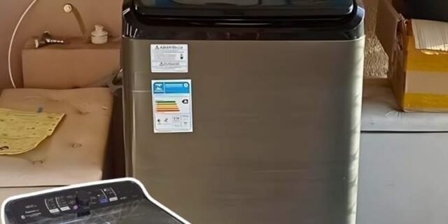 Máquina de Lavar Panasonic 12 Kg Titânio NA-F120B1TB