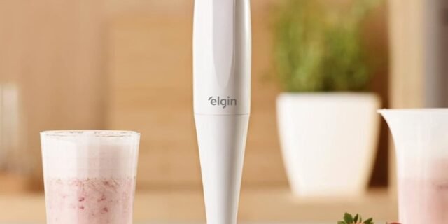 Mixer de Mão 200W Elgin Compacto e Leve, ergonômico e fácil de limpar Branco 220v