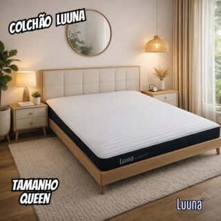 Colchão Queen Luuna Support, 2 Espumas, Ortopédica e Térmica, Firme