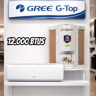 Ar Condicionado Split Hi Wall Inverter Gree G-Top Auto 12000 BTU/h Frio CB574N09200 – 220 Volts