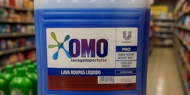 Lava Roupas Concentrado Lavanderia Pro Líquido 7L Omo