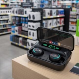 Fone De Ouvido Sem Fio Bluetooth F9-5 Pares Som Imersivo Powerbank