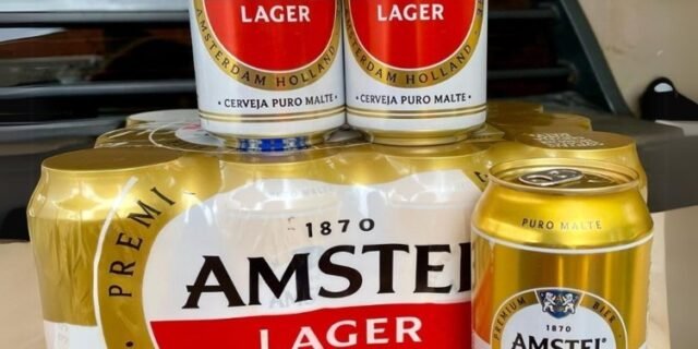 Amstel Cerveja Lager Puro Malte, Lata 269ml Pack 12 Unidades