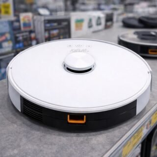 Robô Aspirador e Passa Pano KABUM! smart 700 – 5 Modos de Limpeza, Mapeamento a Laser 3D, Base de Carregamento – Bivolt – Branco – KBSF006