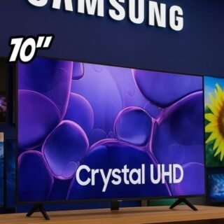 Samsung Smart Tv 70 Crystal Uhd 4k U8500f 2025, Xbox Cloud Gaming, Canais Gratuitos, 7 Anos De Atualização, Ai Energy Mode, Alexa Integrada