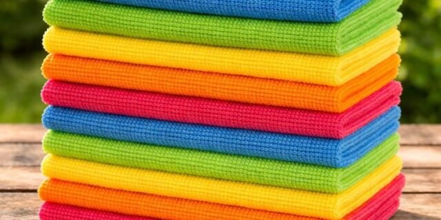 10 Flanela Pano Microfibra Limpa Carro Vidro Pia Multiuso Cor Sortidos Home Safe Home