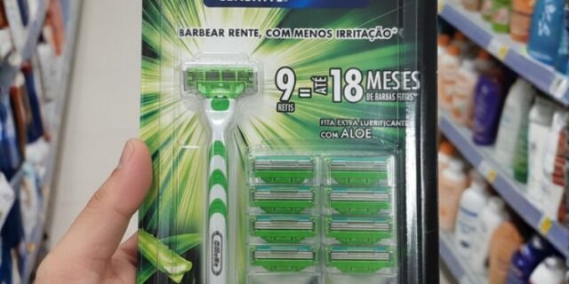 Gillette Aparelho De Barbear Mach3 Sensitive + 9 Cargas
