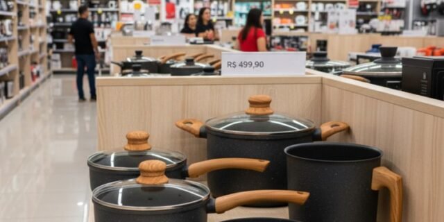 Jogo De Panelas Indução Tuut Ecoglide 5 Peças Graphite