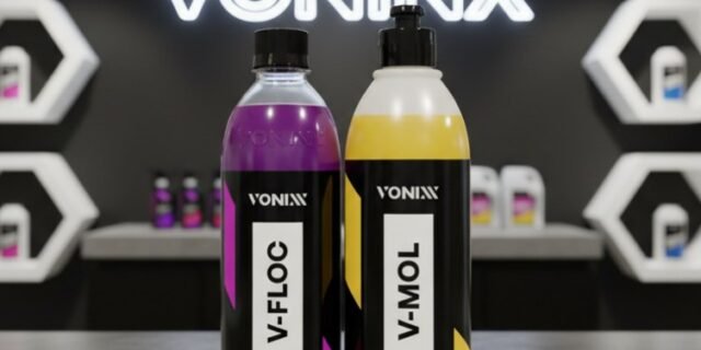 Kit Shampoo Automotivo Vonixx VFLOC e VMOL 500ml Limpeza Pesada e Brilho Seguro
