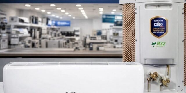 Ar Condicionado Split Hi Wall Inverter Gree G-Top Auto 24000 BTU/h Quente e Frio CB574N10400 – 220 Volts