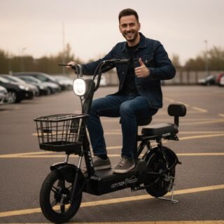 Bicicleta Elétrica 500w 48v Mini Scooter 32km/hr Gts