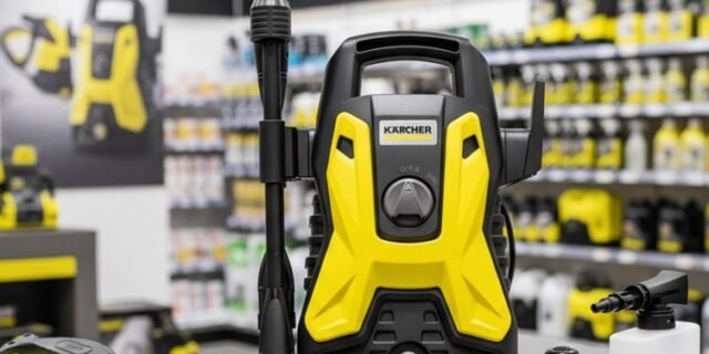 Kärcher Lavadora de Alta pressão Prática Black 1500 PSI/Libras 1400W 300L/h com Aplicador de Detergente e Lança Regulável 127V