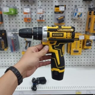 Parafusadeira Furadeira a Bateria 12V com Empunhadura Emborrachada, Bateria Recarregável e Carregador Bivolt