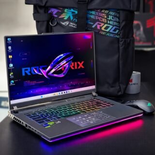 Notebook ASUS ROG Strix G16, Intel Core i9, RTX 5060, 16 GB, 512 GB SSD W11 Home, 16.0”, Eclipse Gray – G615JMR-S5001W