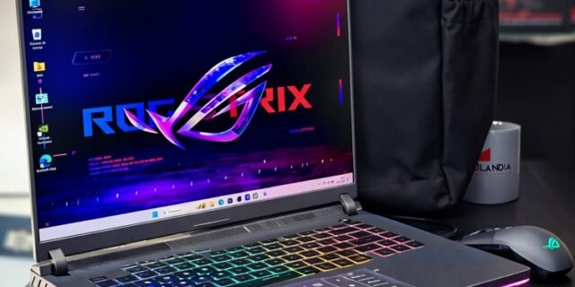 Notebook ASUS ROG Strix G16, Intel Core i9, RTX 5060, 16 GB, 512 GB SSD W11 Home, 16.0”, Eclipse Gray – G615JMR-S5001W