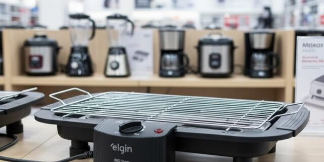Churrasqueira Elétrica De Mesa Elgin 110V