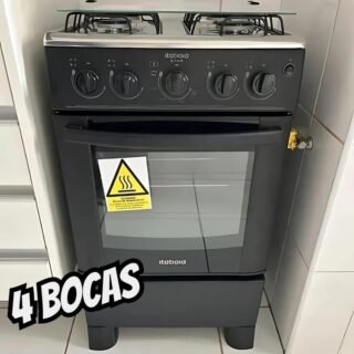 Fogão a gás Itatiaia 4 bocas Preto Bivolt
