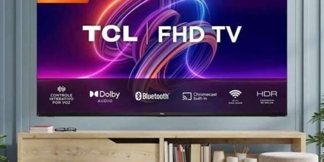 Smart TV TCL 43 Polegadas LED Full HD S5400A Android TV WiFi Bluetooth Google Assistente 43S5400A