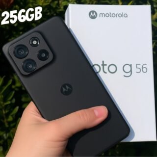 Smartphone Motorola Moto g56 5G – 256GB 24GB (8GB RAM+16GB Ram Boost) e 50MP Sony Lytia 600 Camera Ultrarresistencia militar IP68 + IP69 – Grafite