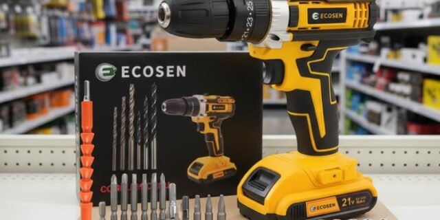 Furadeira Com Chave De Fenda Escovada 21v – 2 Baterias Amarelo 21v 60hz