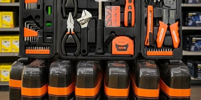 Sparta Maleta de ferramentas kit com 129 peças