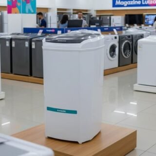 SUGGAR LAVADORA DE ROUPAS LAVAMAX ECO 10KG 220V BRANCA LE1022BR