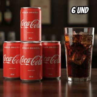 Pack de Coca-Cola lata 220ml 6 unidades