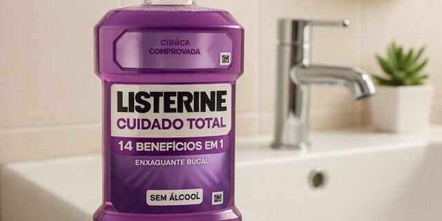 Listerine Cuidado Total 14 Benefícios em 1 Enxaguante Bucal, 500mL