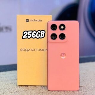 Smartphone Motorola Edge 60 Fusion 5G – 256GB 16GB (8GB RAM+8GB Ram Boost) 50MP Sony AI Camera IP68 NFC – Rosa
