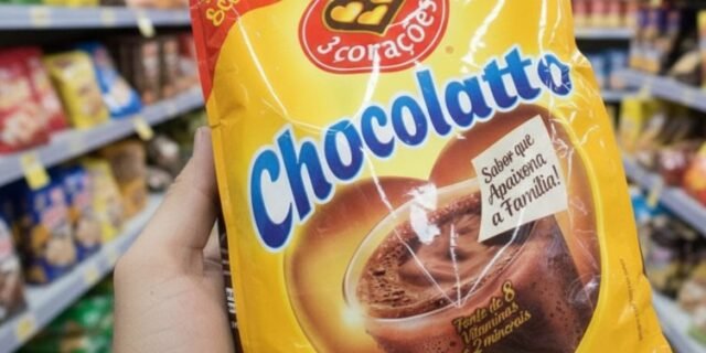 3 Corações Chocollato Achocolatado em pó – Sachê, 700g