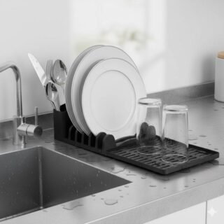 Escorredor de Louça Slim para 6 Pratos