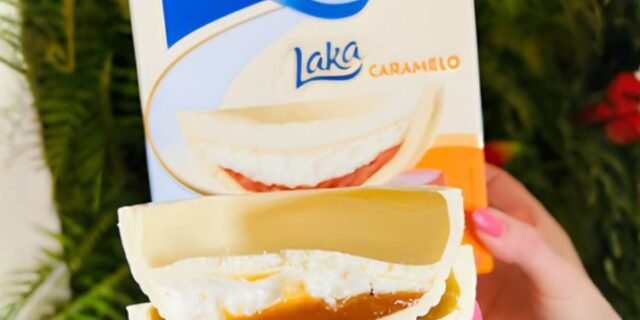 Lacta Caramelo Laka – Ovo de Páscoa Tripla Camada 180g