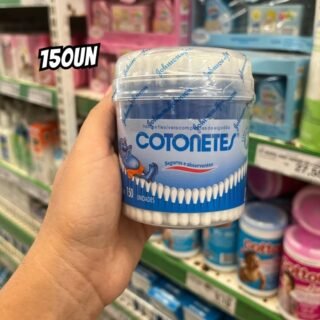 Cotonetes Hastes Flexíveis Pote 150un