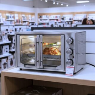Forno e Fritadeira Sem Óleo Oster 42L French Door 2 em 1-220V