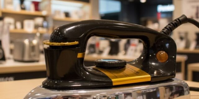 Ferro de Passar Roupa a Seco Philco Retrô PFE01P – Preto