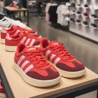 Tênis Feminino Barreda Vermelho Jp5964 Adidas