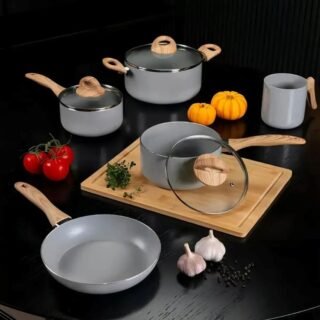 Conjunto De Panelas 5 Peças Gris Ceramic Life Easy – Brinox
