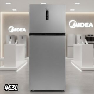 Geladeira Frost Free Duplex 463L Slim cor Inox Midea MD-RT645MTA461-127v