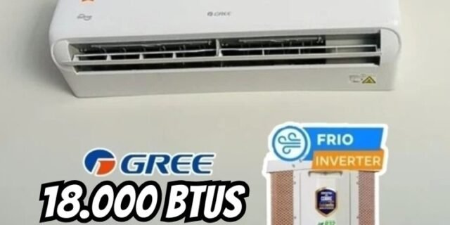 Ar Condicionado Split Hi Wall Inverter Gree G-Top Auto 18000 BTU/h Frio CB574N11400 – 220 Volts