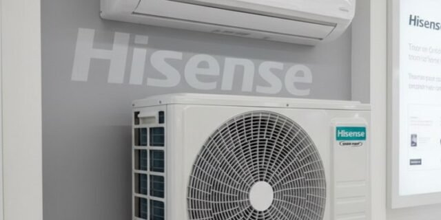 AR CONDICIONADO SPLIT INVERTER HISENSE R-32 HI-WALL 18.000 BTUS QUENTE E FRIO WI-FI 220V