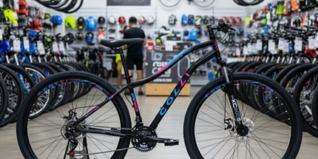 BICICLETA COLLI PARIS ARO 29 COM SUSPENSÃO