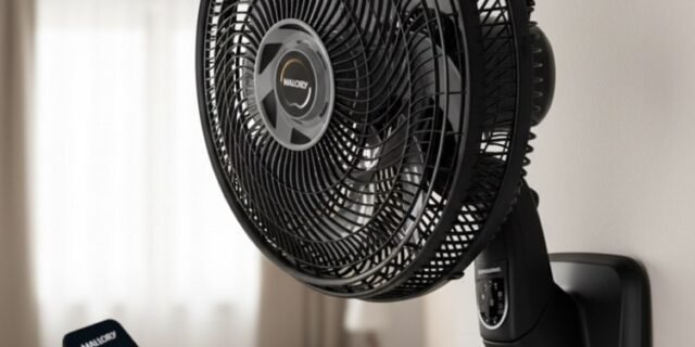 Ventilador de Parede Mallory Smart Control – Controle Remoto, Oscilação