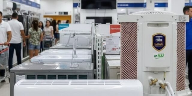 Ar Condicionado Split Hi Wall Gree G-Top Auto Inverter 9000 BTU/h Frio GWC09ATB-D6DNA1A/I – 220 Volts